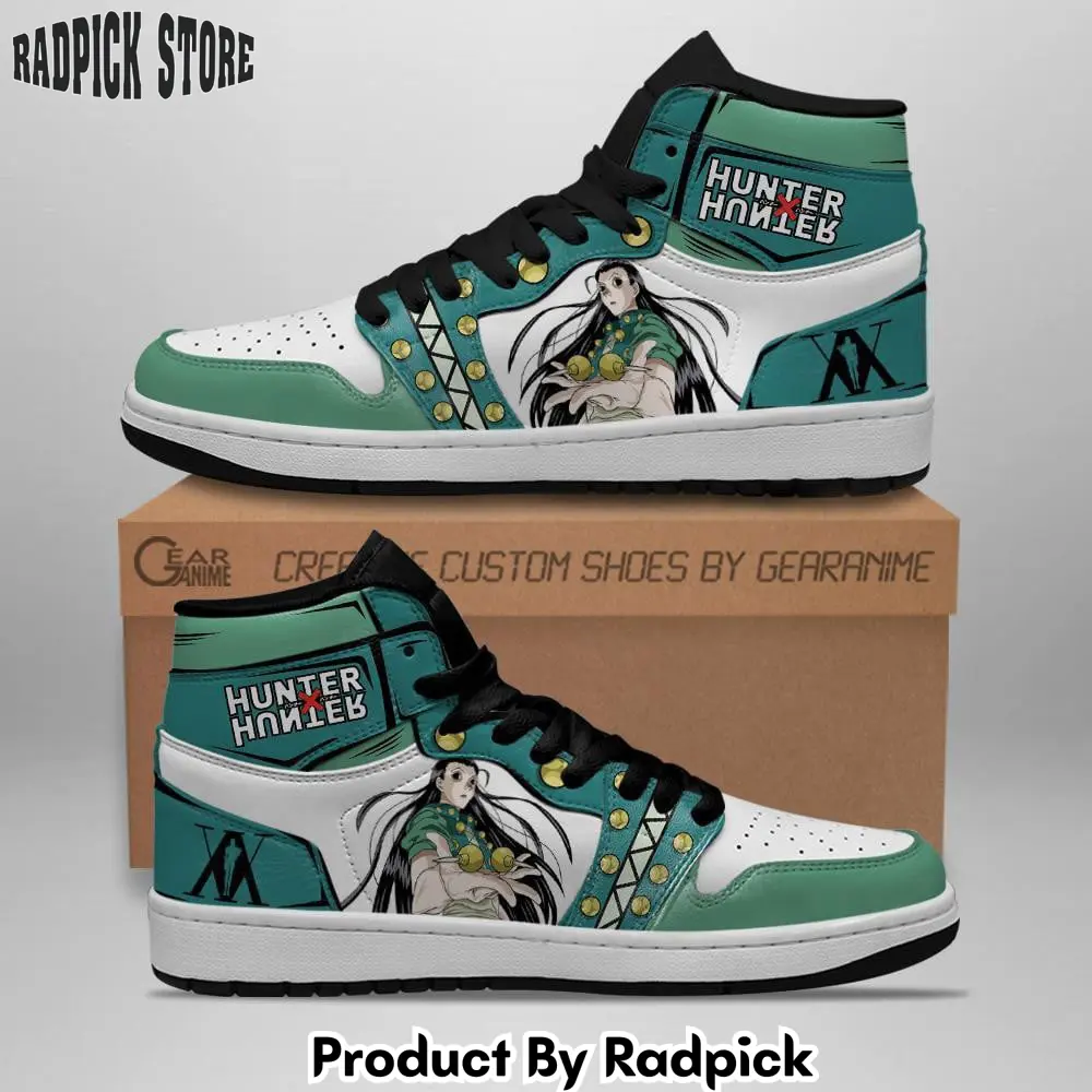 Illumi zoldyck air jordan high top sneakers anime uwh  rp0249826